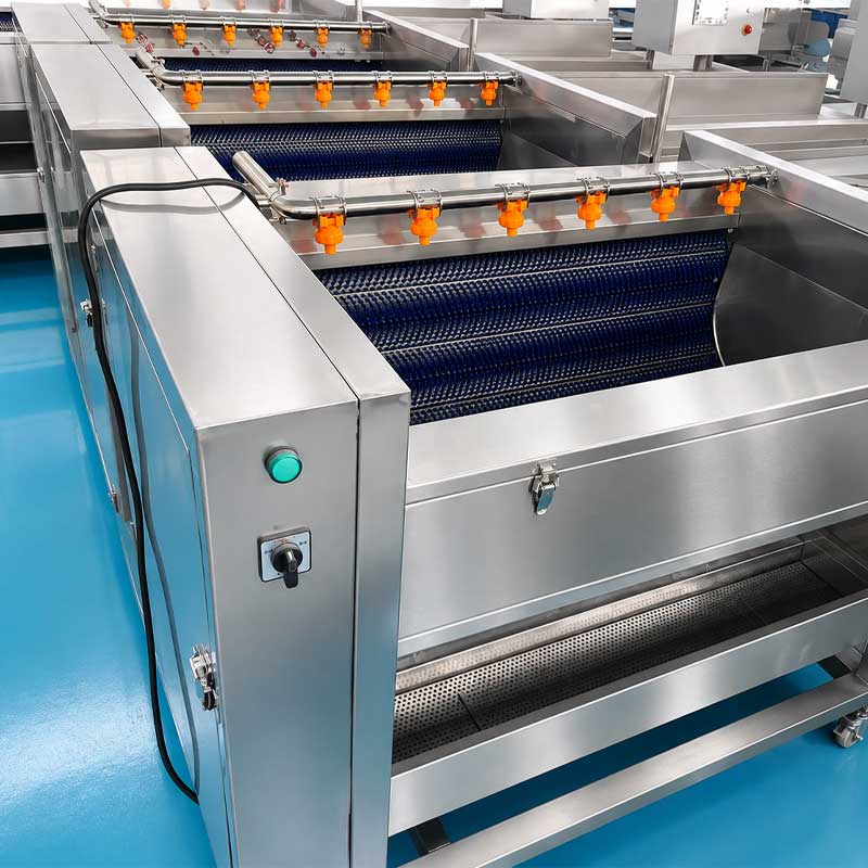 Brush peeling machine for root vegetable processingBrush peeling machine for root vegetable processing Brush peeling machine for root vegetable processing