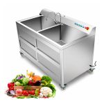 industrial double tank fruit and vegetable washing machine