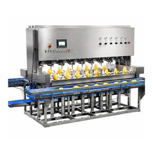 automatic mango peeling and pitting machine for fruit processing