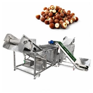 automatic gorgon fruit cleaning and shelling machine