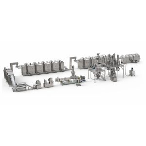 Automatic Pellet Snack Production Line for 2D/3D Shapes
