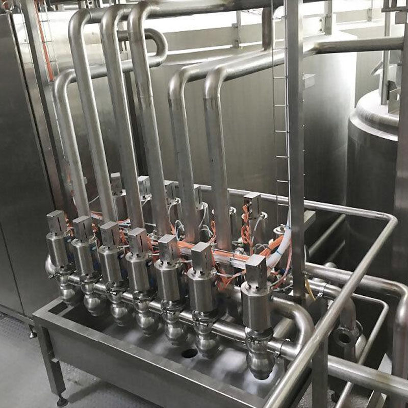 Industrial cream pasteurization equipment with automatic temperature control