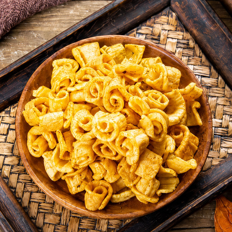 rice puff extrusion equipment for snack food production