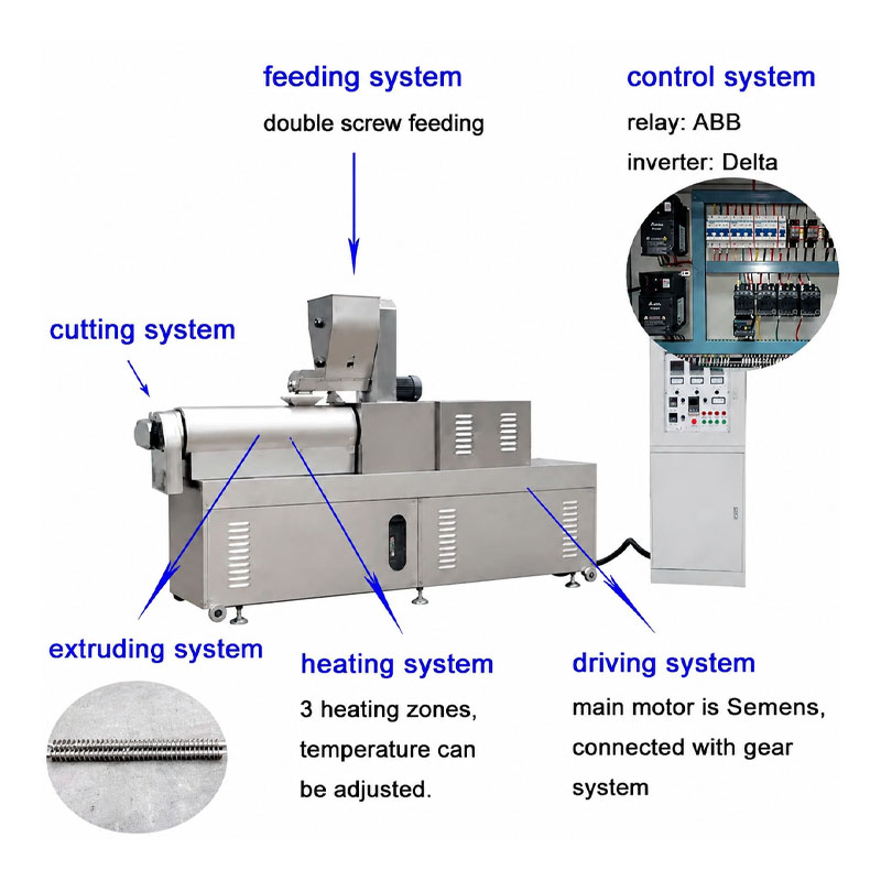 Puffed corn snack manufacturing line for crispy snack production