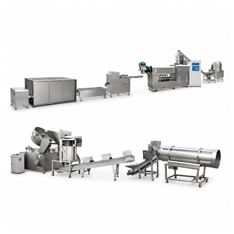 Automatic snack pellet production equipment with extrusion system