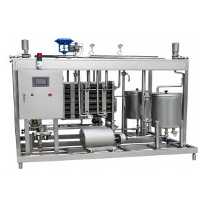 Plate Pasteurizer with Heating and Cooling for Dairy Line