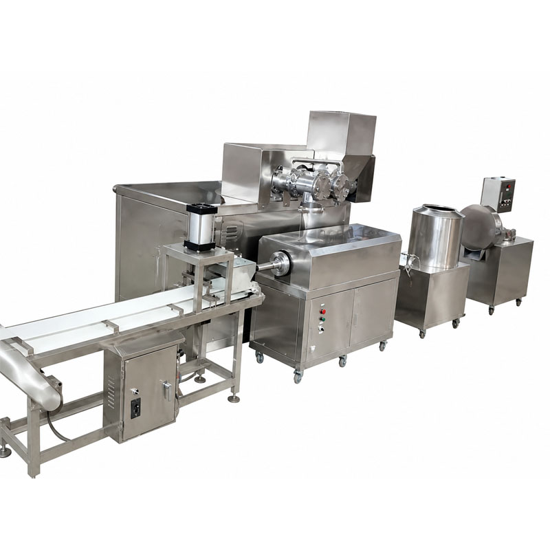Industrial prawn cracker line for snack food processing