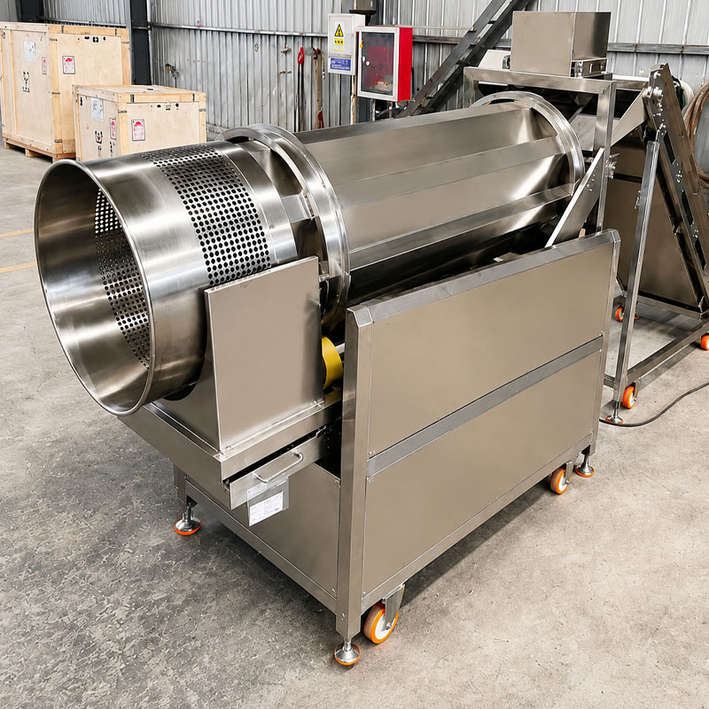 single drum flavoring equipment for corn snack processing