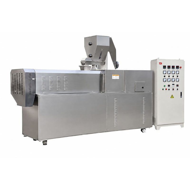 Single screw snack extruder machine for puffed food production