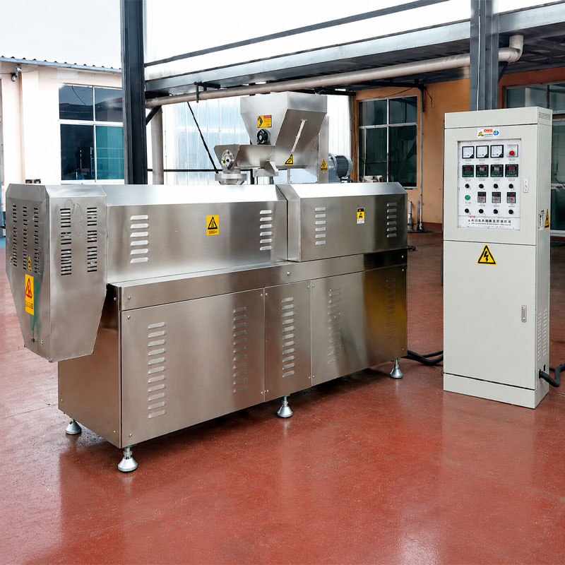 Puffed snack extruder equipment for food processing production