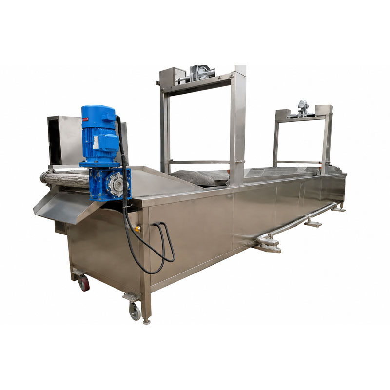 industrial continuous fryer for puffed snack processing equipment