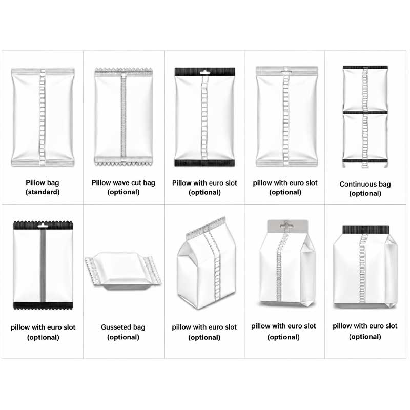 Pillow bag packaging types for popsicle and frozen food products Pillow bag packaging types for popsicle and frozen food products
