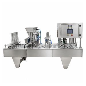 Industrial Yogurt Packaging Machine for Preformed Plastic Cups