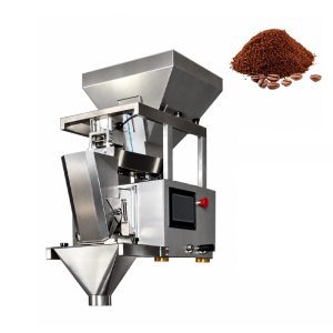 Single head powder weighing and filling machine for food ingredients