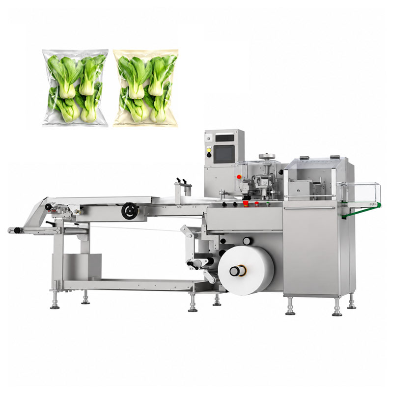 Pillow packaging machine for food and consumer products Pillow packaging machine for food and consumer products