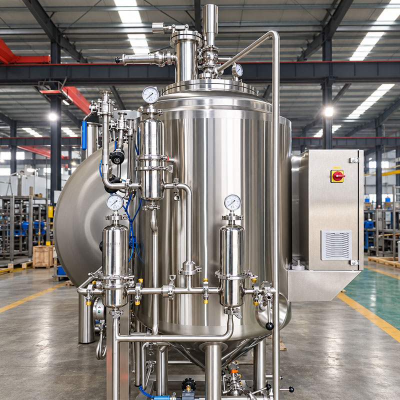 Yeast propagation system with integrated cooling jacket for brewing